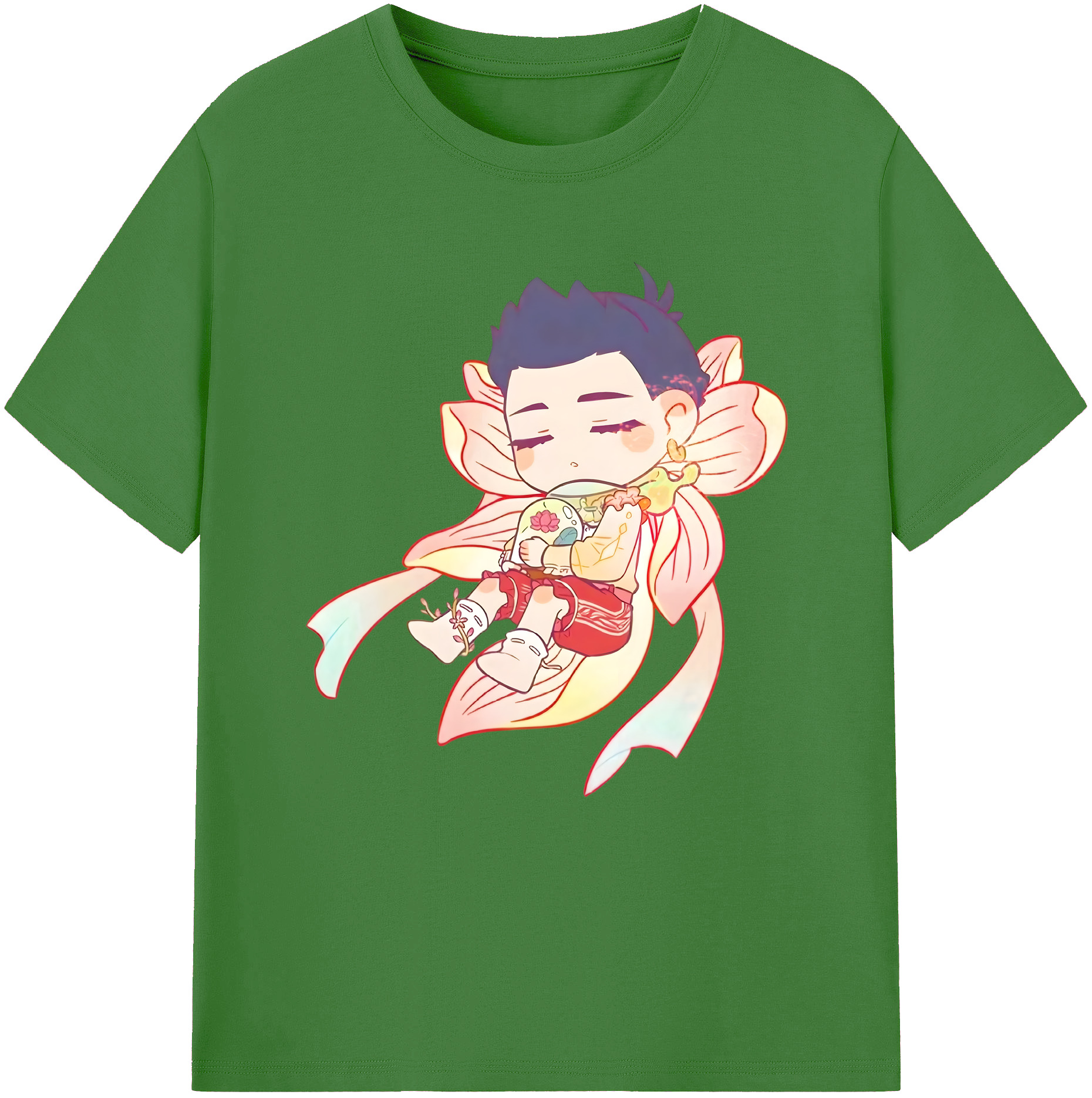 （画像用） Ne Zha 2 ナタ 魔童の大暴れ レディースカジュアルプリントTシャツ（綿100％）